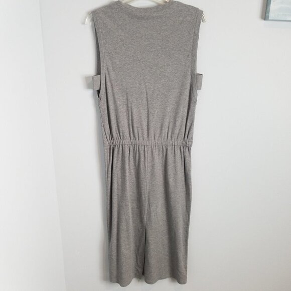 Theory Caneil Cotton sleeveless Dress Drawstring Waist Small - Picture 7 of 11